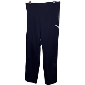 PUMA Navy Jogging Track Pants Joggers Size Small Men's‎ Lounge Athletic Work